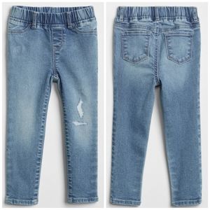 👀50% OFF👖NWT‼️ GAP Girl's Distressed Toddler High Stretch Jeggins